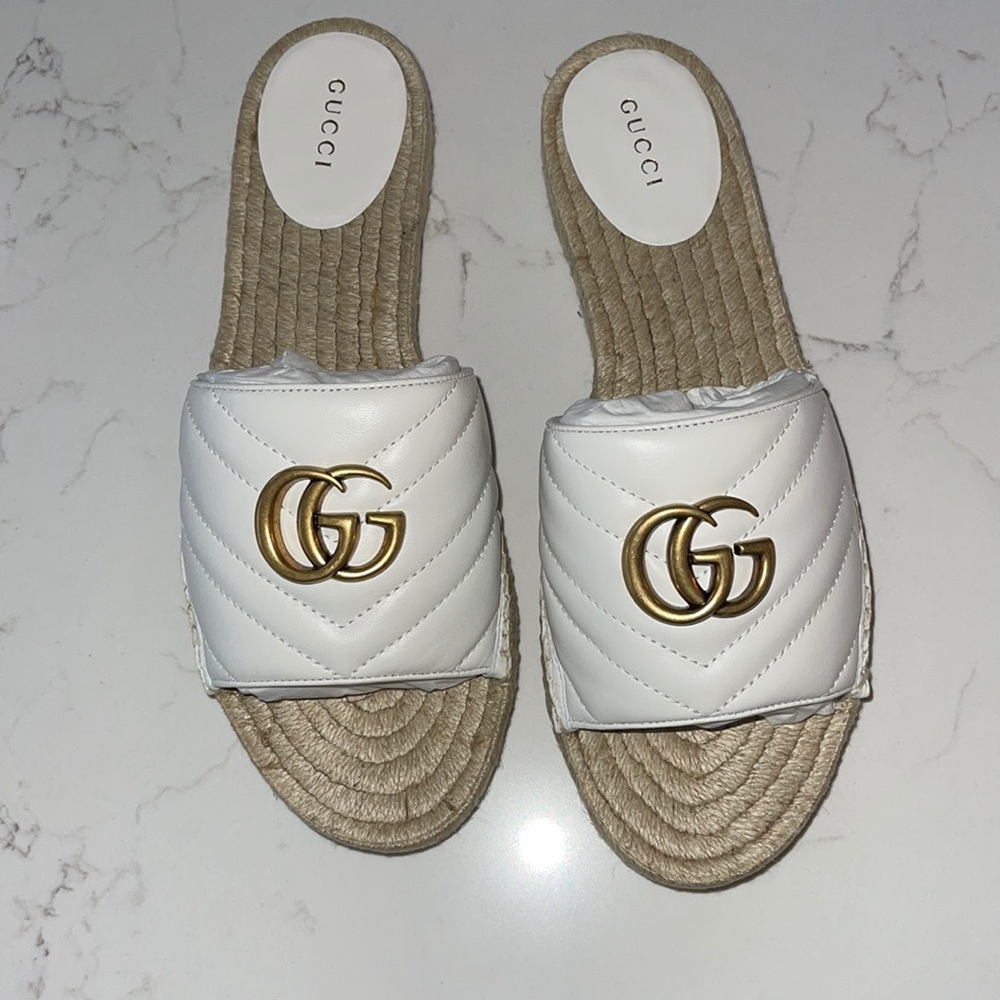Gucci Leather espadrille sandal *BRAND NEW*